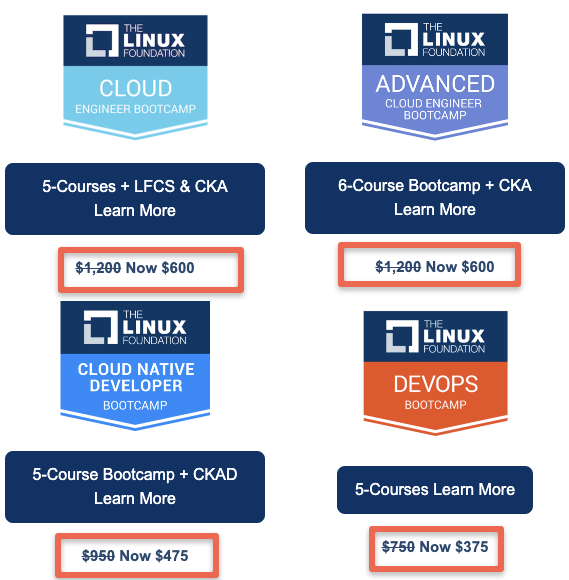 Linux Foundation Bootcamp Discount