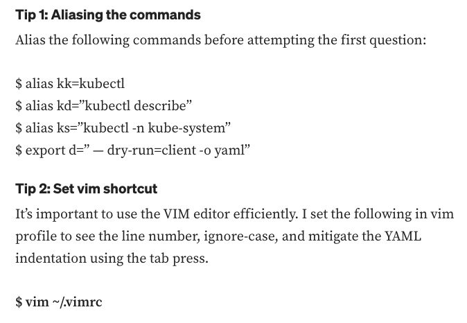 CKA VIM shortcuts