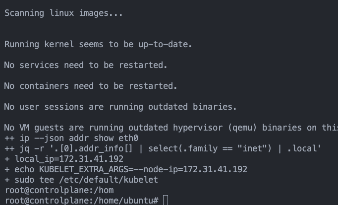 kubernetes cluster utilities installation and validation.